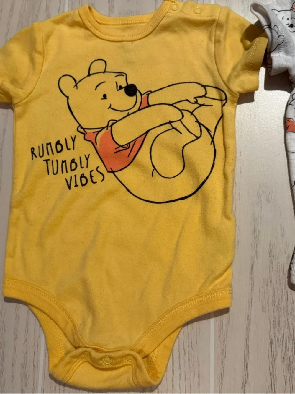 Disney‎ Baby Garanimals Boys 12M 3Pc Bundle Pooh Bodysuits Romper